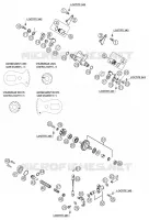 VALVE D'ECHAPPEMENT pour KTM 250 EXC de 2003