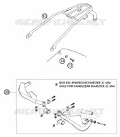 ACCESSOIRES pour KTM 250 EXC de 2002