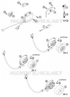 ALLUMAGE pour KTM 250 EXC de 2002