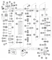 AMORTISSEUR (PIECES) pour KTM 250 EXC de 2002