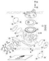 CYLINDRE / CULASSE pour KTM 250 EXC de 2002