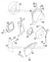 FILTRE A AIR pour KTM 250 EXC de 2002