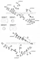 VALVE D'ECHAPPEMENT pour KTM 250 EXC de 2002