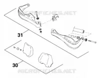 ACCESSOIRES pour KTM 250 EXC de 1998