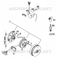 ALLUMAGE pour KTM 250 EXC de 1998