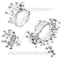 CARTER EMBRAYAGE pour KTM 250 EXC de 1998
