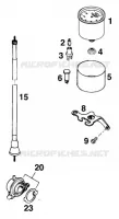 CONTACTEUR A CLE pour KTM 250 EXC de 1998