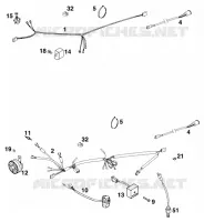 FAISCEAU ELECTRIQUE pour KTM 250 EXC de 1998