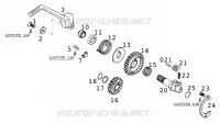 KICK pour KTM 250 EXC de 1998