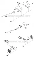 PHARE / FEU ARRIERE pour KTM 250 EXC de 1998