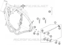 BEQUILLE LATERALE / CENTRALE pour KTM 200 EXC de 2013