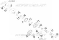 KICK pour KTM 200 EXC de 2013