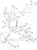 CADRE pour KTM 200 EXC de 2011