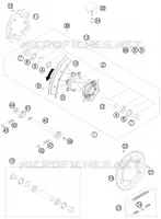 ROUE ARRIERE pour KTM 200 EXC de 2011