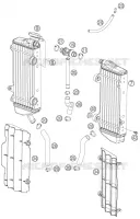 CIRCUIT DE REFROIDISSEMENT pour KTM 250 SXS-F de 2007
