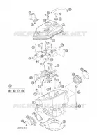 CYLINDRE / CULASSE pour KTM 250 SXS-F de 2007
