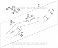 ECHAPPEMENT pour KTM 250 SXS-F de 2007