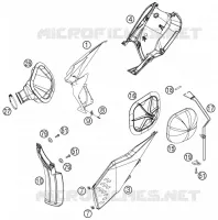 FILTRE A AIR pour KTM 250 SXS-F de 2007