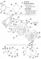 CARTER MOTEUR pour KTM 250 SX-F FACTORY REPLICA MUSQUIN EDITION de 2010