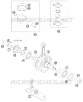 VILEBREQUIN / PISTON pour KTM 250 SX-F FACTORY REPLICA MUSQUIN EDITION de 2010