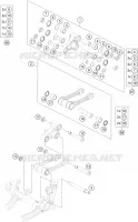 BIELLETTE D'AMORTISSEUR PRO LEVER pour KTM 250 SX-F de 2017