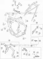 CADRE pour KTM 250 SX-F de 2017