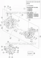 CARTER MOTEUR pour KTM 250 SX-F de 2017