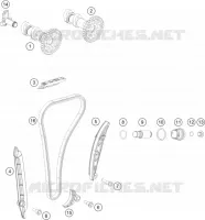 DISTRIBUTION pour KTM 250 SX-F de 2017