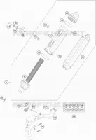 ECHAPPEMENT pour KTM 250 SX-F de 2017