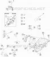 FAISCEAU ELECTRIQUE pour KTM 250 SX-F de 2017
