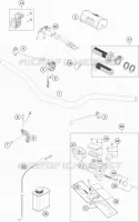 GUIDON / COMMANDES pour KTM 250 SX-F de 2017