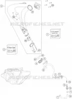 POMPE A ESSENCE pour KTM 250 SX-F de 2017