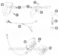 ALLUMAGE pour KTM 125 SXS de 2008