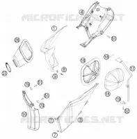 FILTRE A AIR pour KTM 125 SXS de 2008