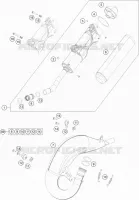 ECHAPPEMENT  125 ktm-moto 2018 SX 8