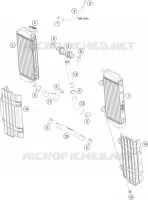 CIRCUIT DE REFROIDISSEMENT pour KTM 125 SX de 2017