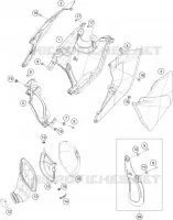FILTRE A AIR pour KTM 125 SX de 2017