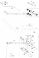 GUIDON / COMMANDES pour KTM 125 SX de 2017