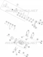MECANISME DE SELECTION DE VITESSES pour KTM 125 SX de 2017