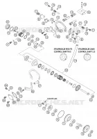 VALVE D'ECHAPPEMENT  125 ktm-moto 2003 SX 34
