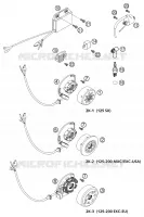 ALLUMAGE  125 ktm-moto 2002 SX 35