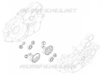ARBRE D'EQUILIBRAGE pour KTM 450 SX RACING de 2005