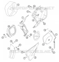FILTRE A AIR pour KTM 450 SX RACING de 2005