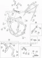CADRE pour KTM 450 SX-F FACTORY EDITION de 2017