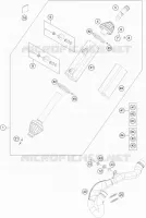 ECHAPPEMENT pour KTM 450 SX-F FACTORY EDITION de 2017