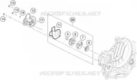 POMPE A EAU pour KTM 450 SX-F FACTORY EDITION de 2017