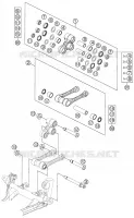 BIELLETTE D'AMORTISSEUR PRO LEVER pour KTM 350 SX-F CAIROLI REPLICA de 2012