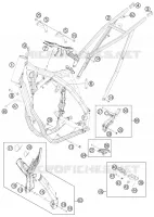 CADRE pour KTM 350 SX-F CAIROLI REPLICA de 2012