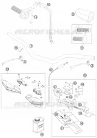 GUIDON / COMMANDES pour KTM 350 SX-F CAIROLI REPLICA de 2012