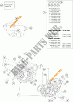 CARTER MOTEUR pour KTM 350 SX-F de 2015